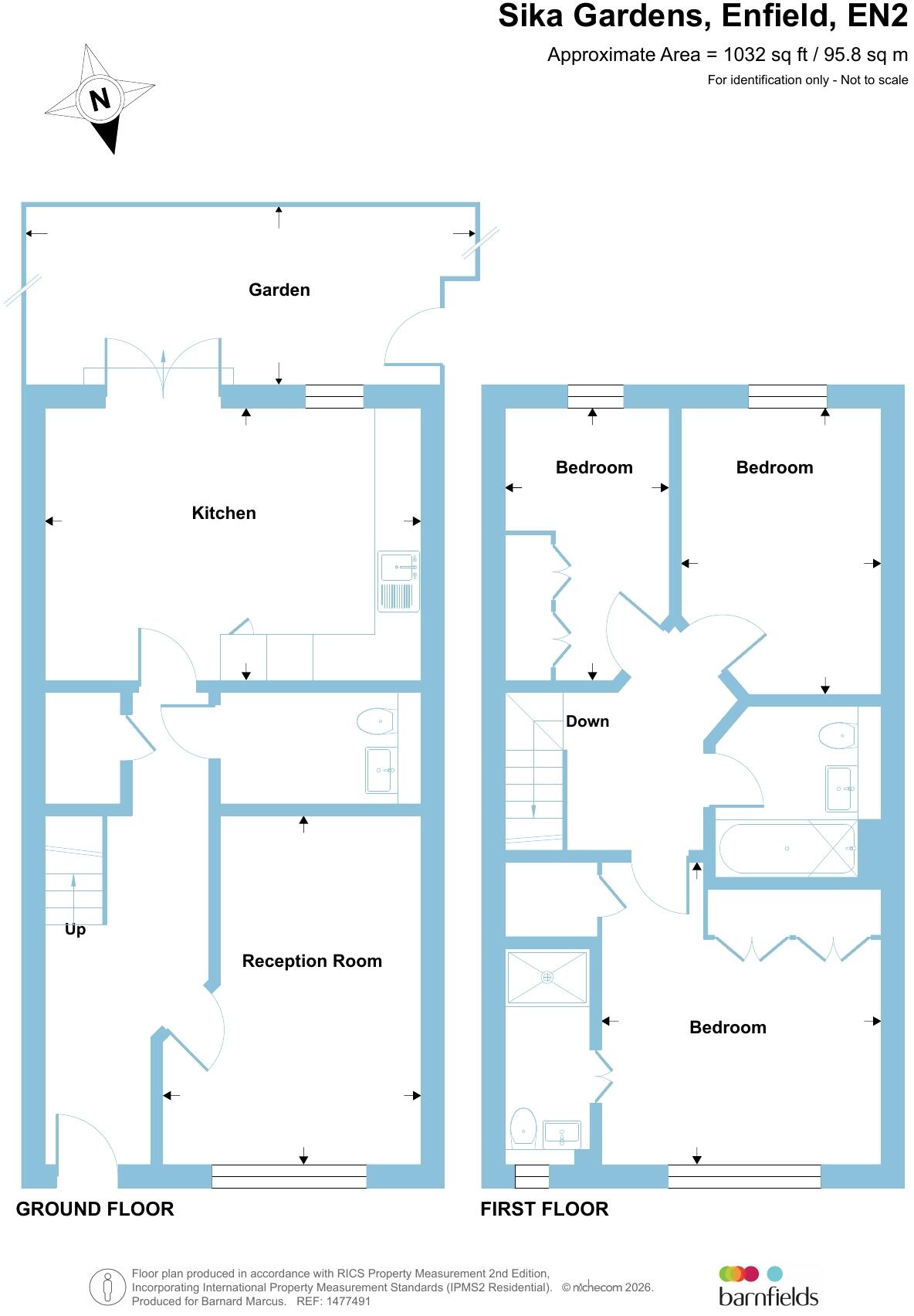 Sika Gardens, Enfield floorplan