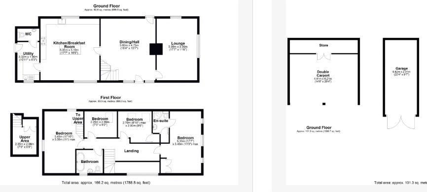 The Chapel, Manor, Shifnal. TF11 9PB floorplan
