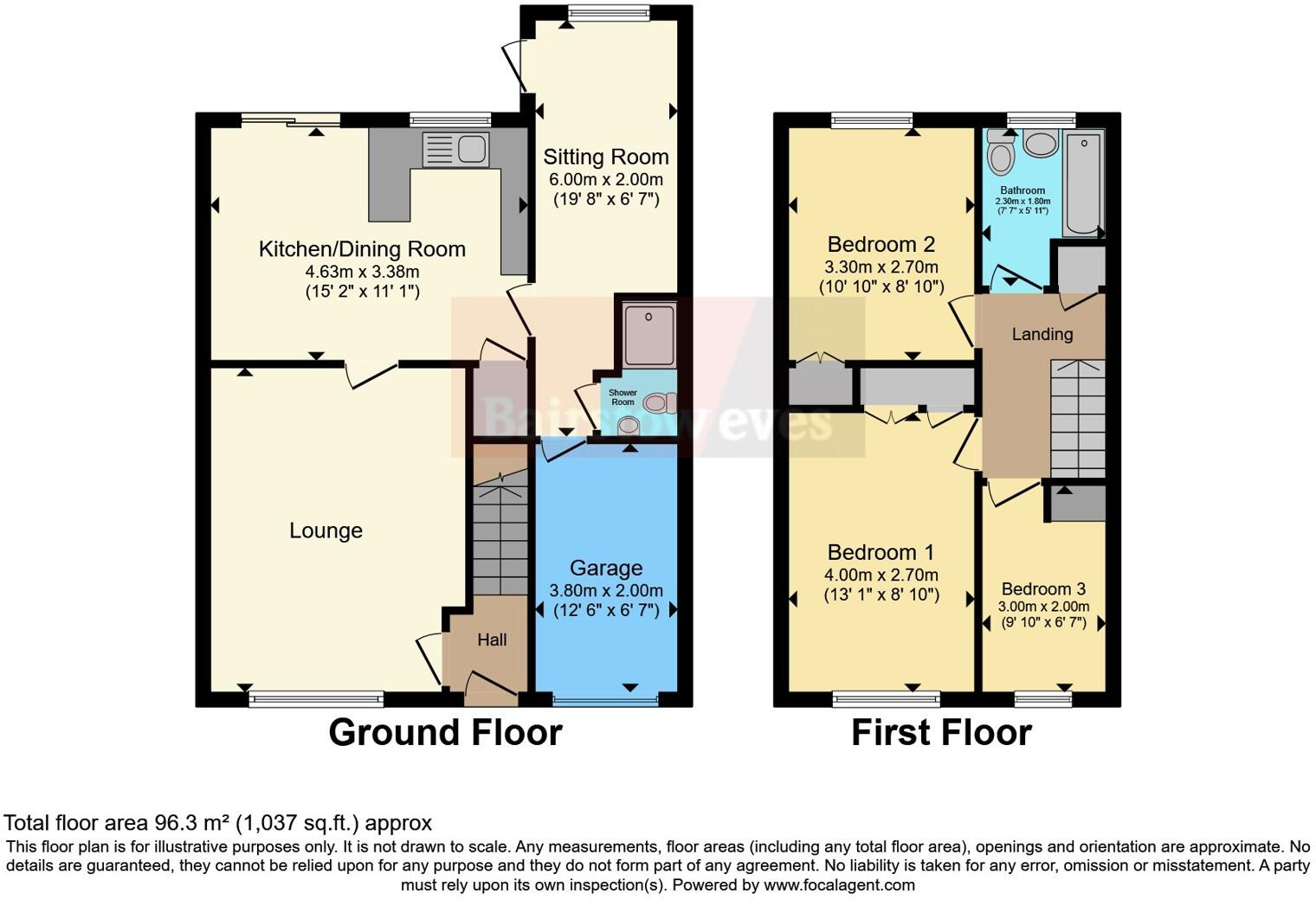 Aberford Close, WILLENHALL, West Midlands, WV12 floorplan