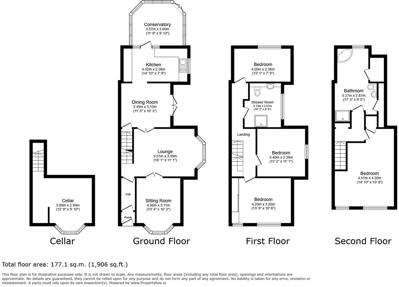 Hangingwater Road, Nether Green floorplan