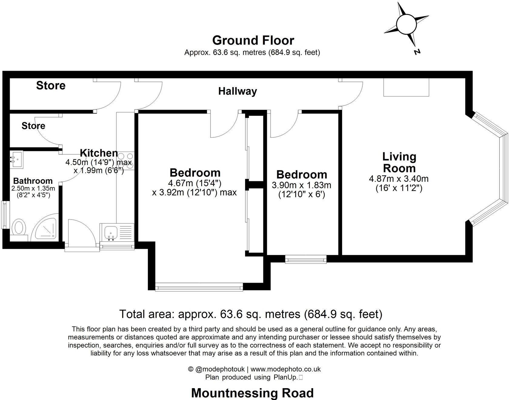 Mountnessing Road, Billericay, CM12 floorplan
