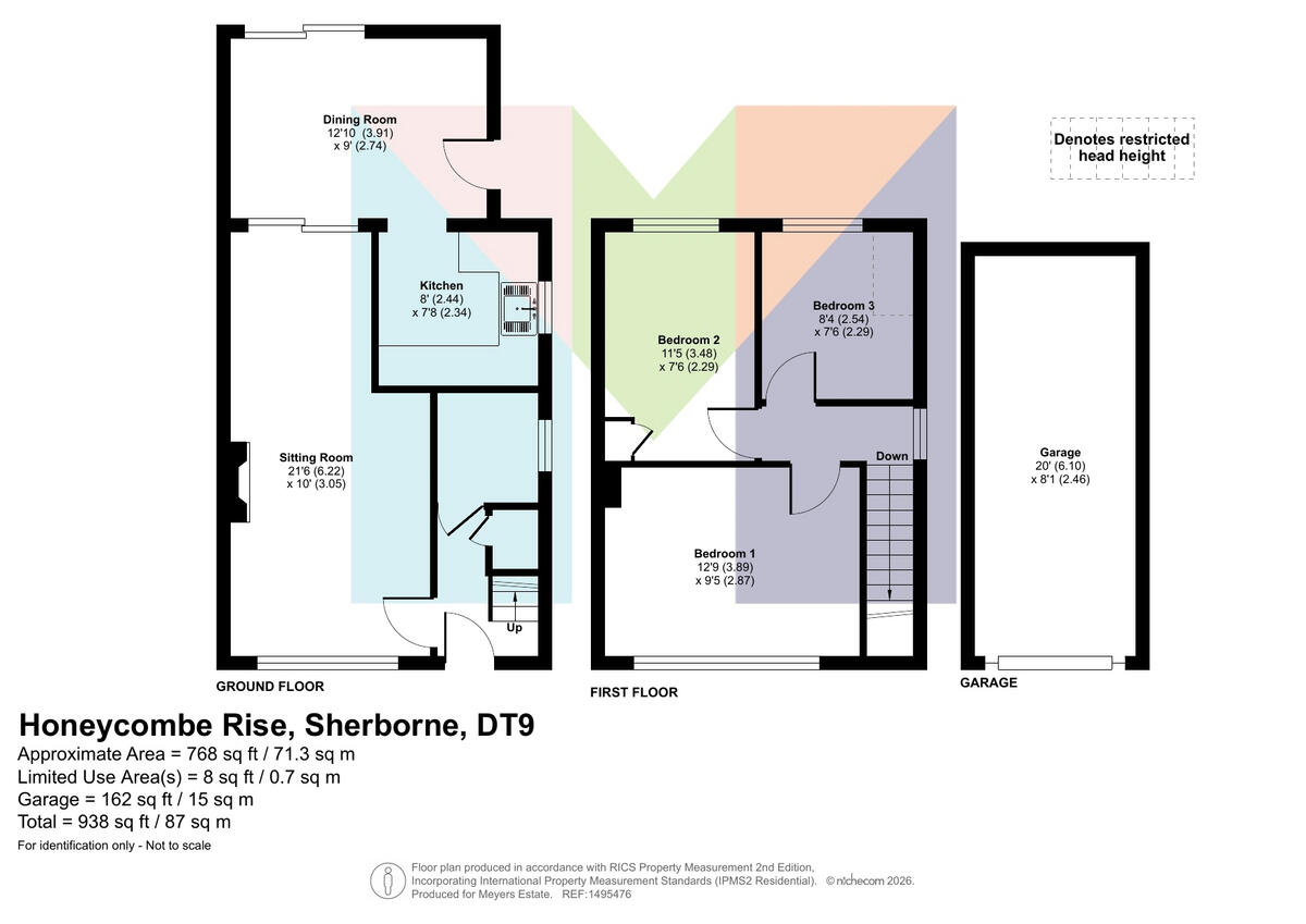 Honeycombe Rise, Sherborne, DT9 floorplan