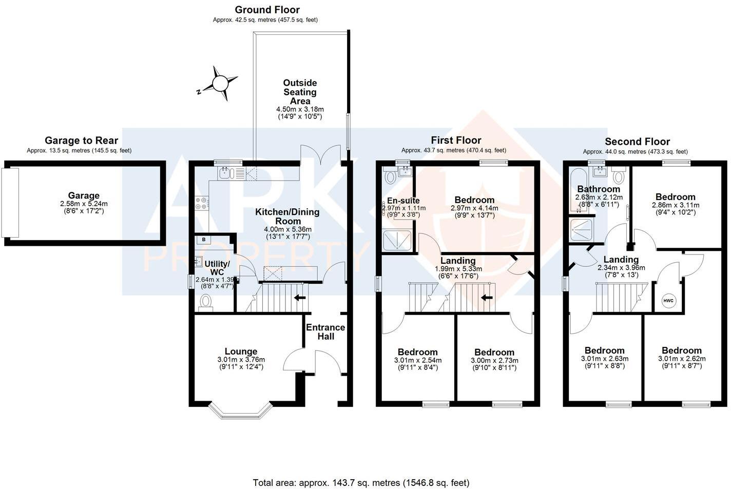 The Circus, Spalding floorplan