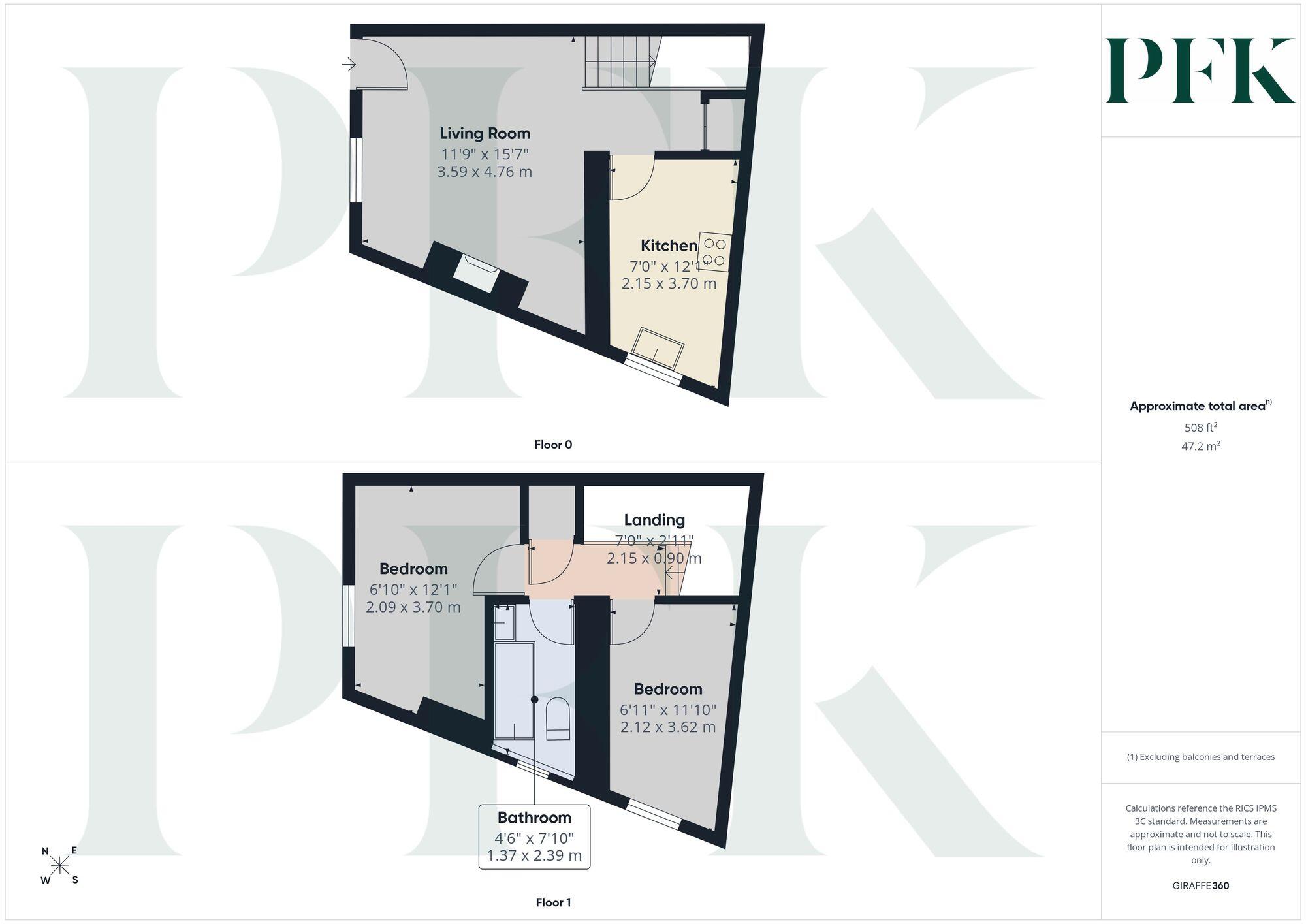Moor Cottages, Moor Road, Great Broughton, CA13 floorplan