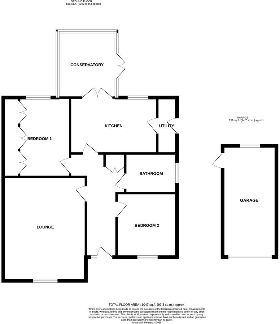 The Cloisters, Humberston, Grimsby floorplan