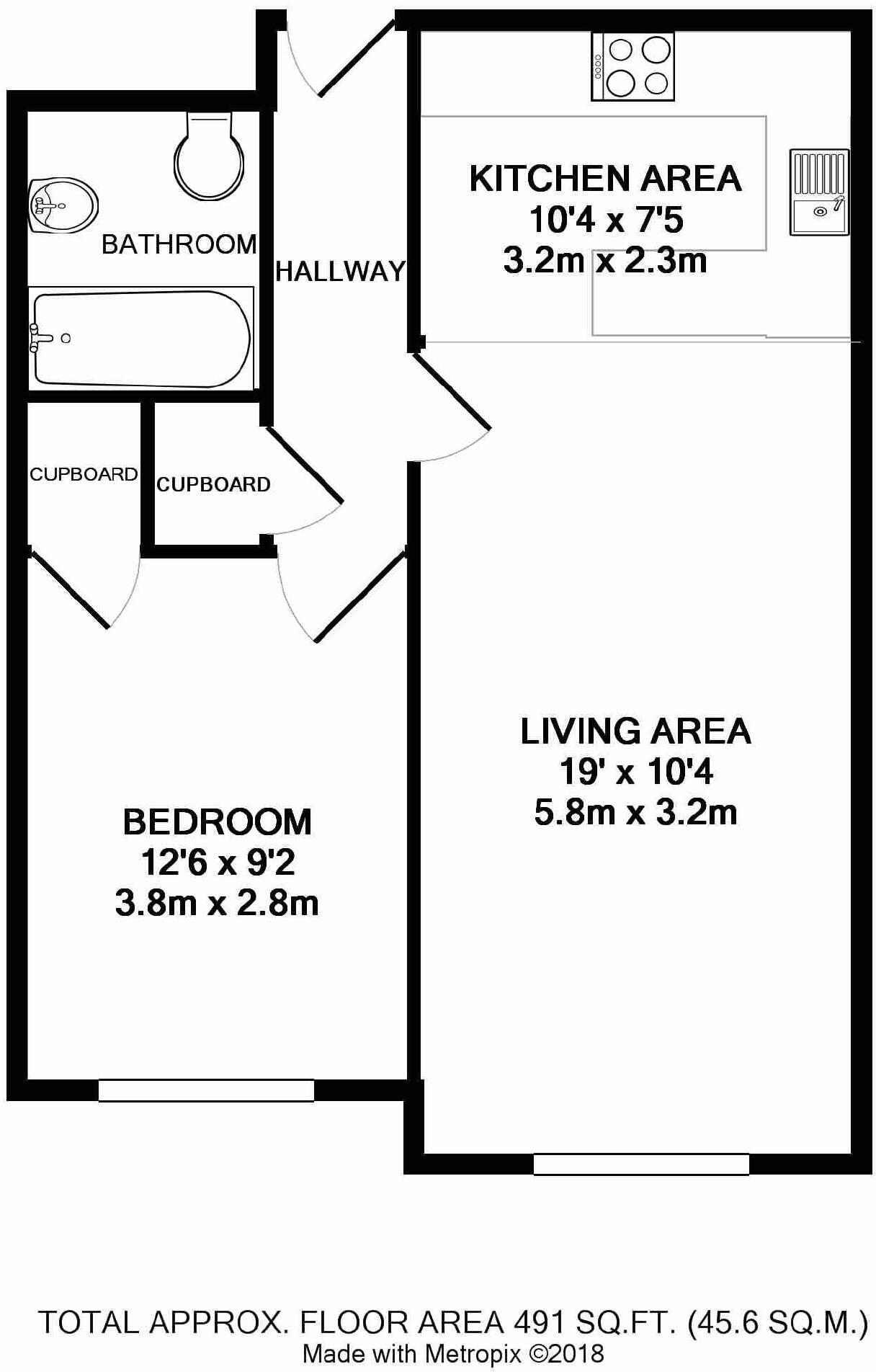 Overton Road, Sutton, SM2 floorplan