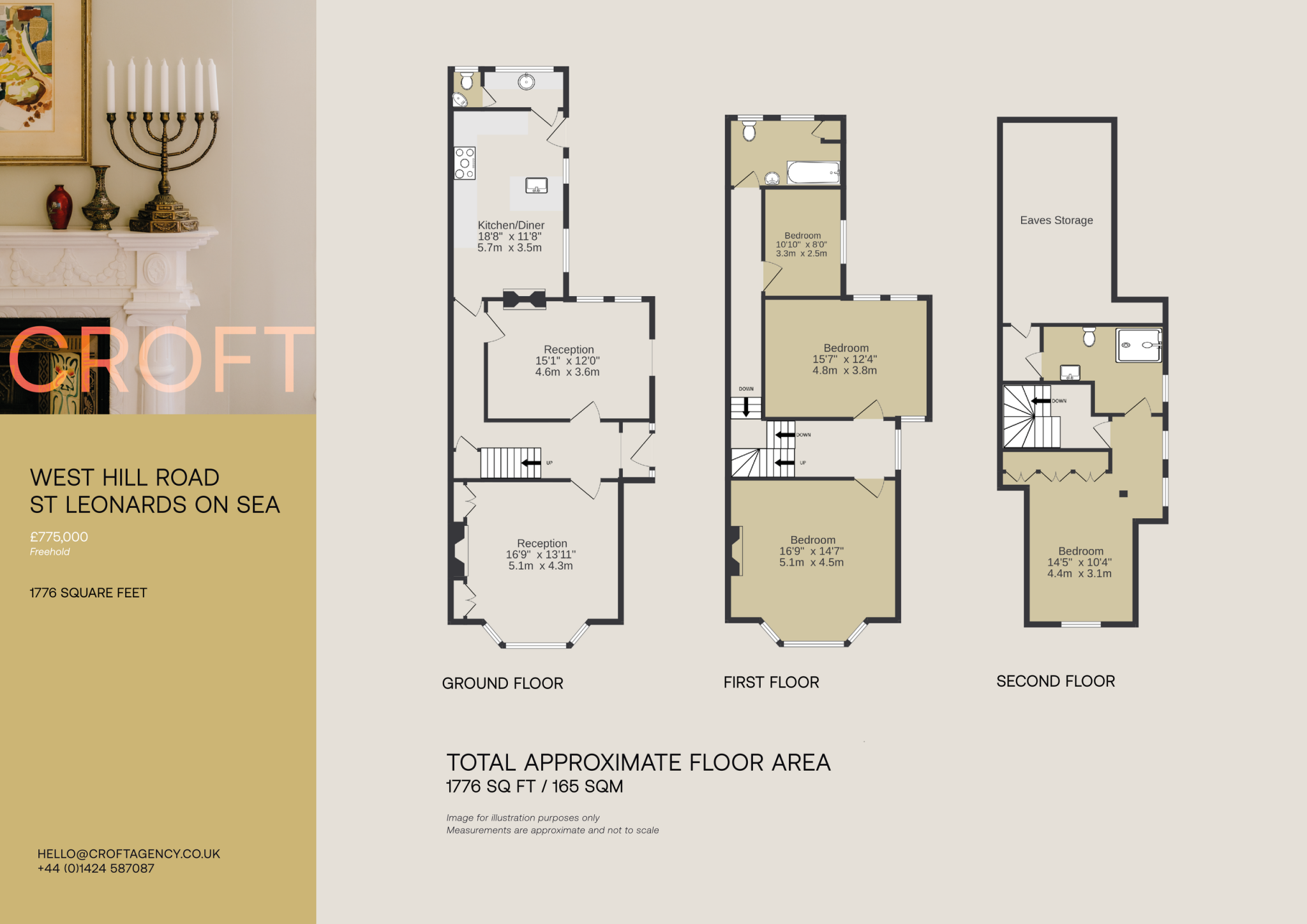 West Hill Road, St. Leonards-on-Sea floorplan