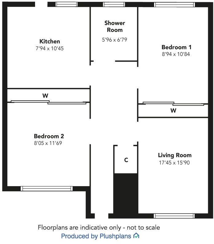 33 Caplethill Road, Paisley, PA2 7TE floorplan