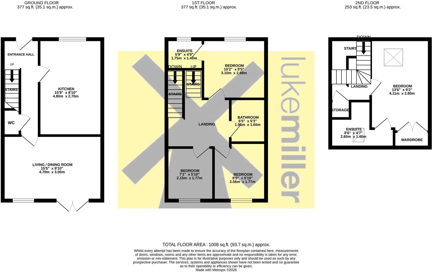 Freemans Way, Thirsk floorplan