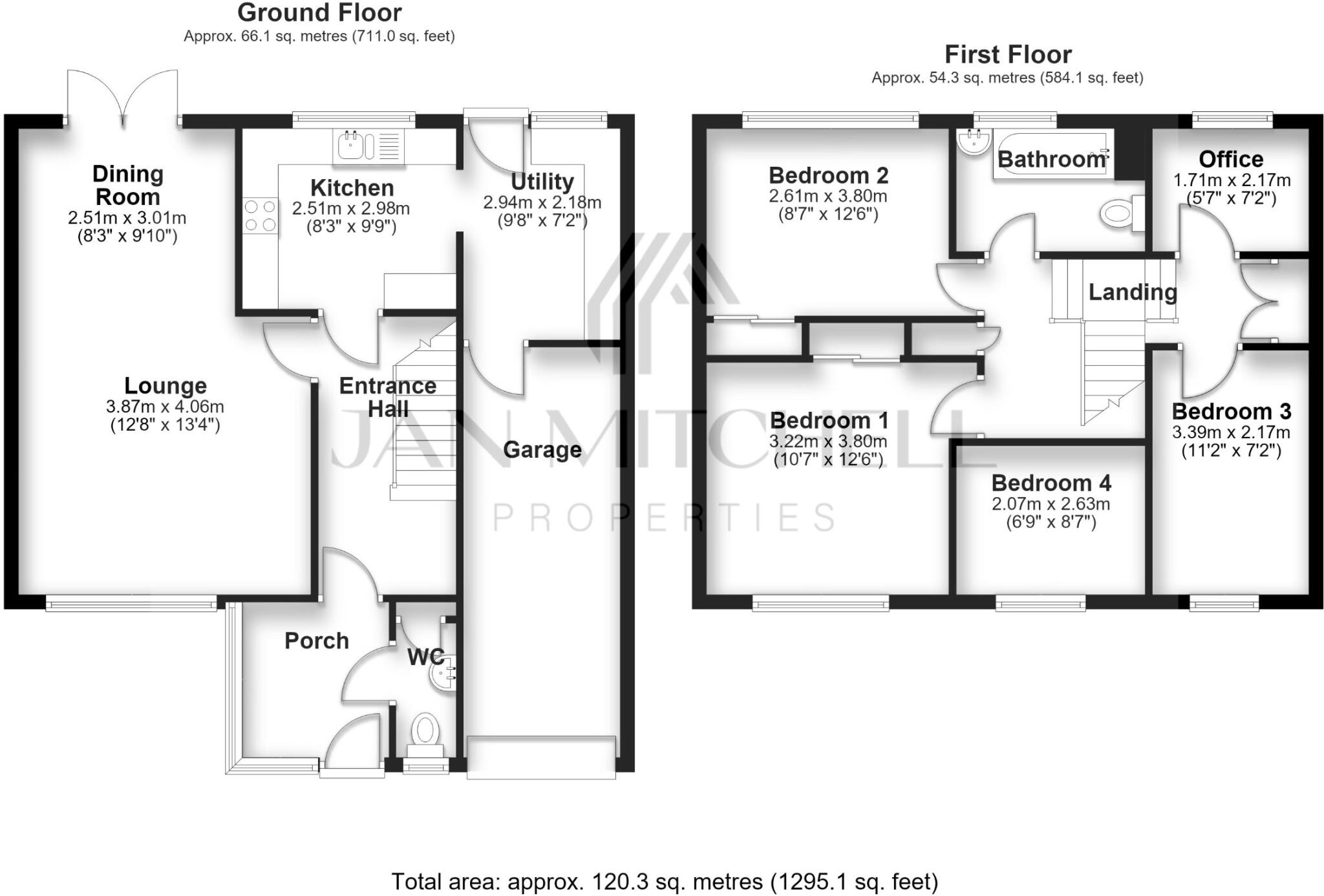 Harewood Close, Whickham, Newcastle upon Tyne floorplan