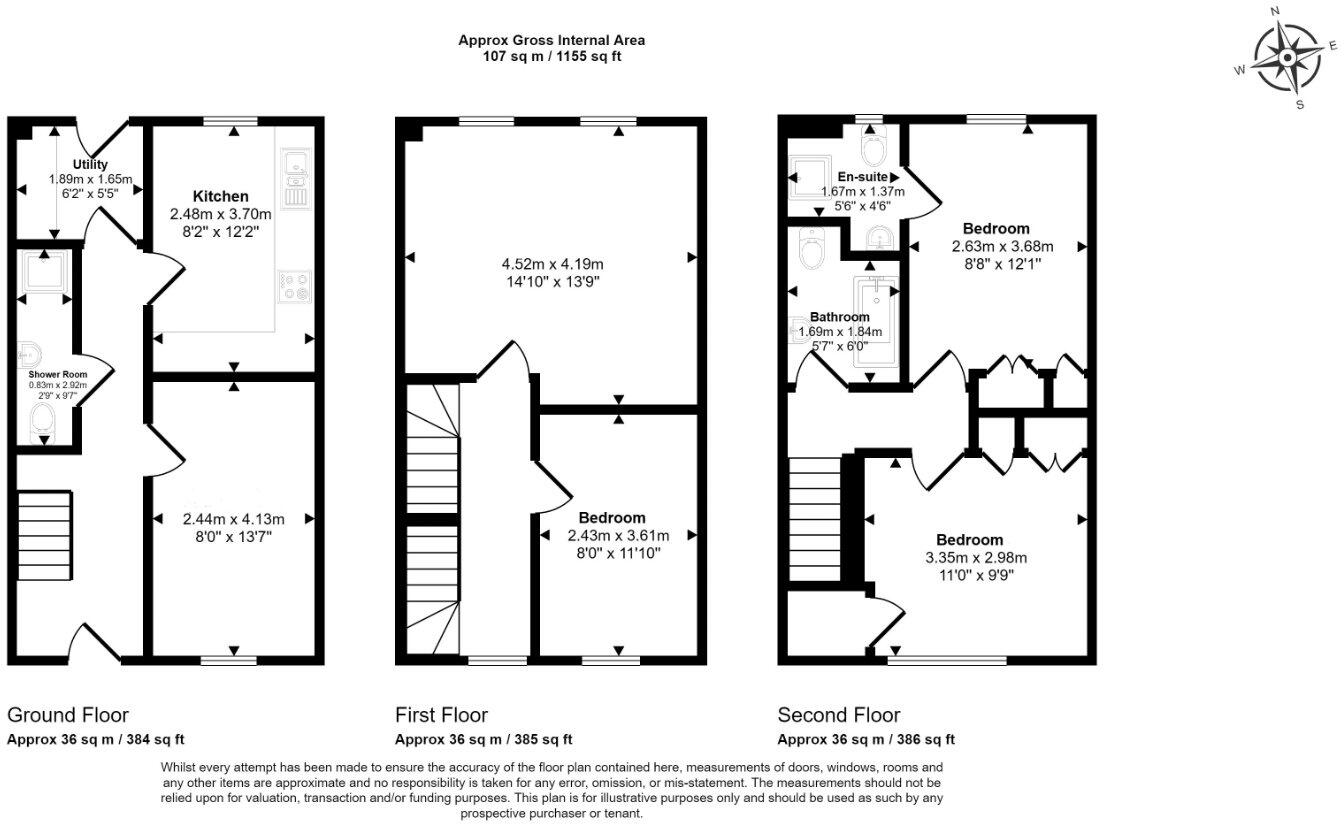 Hillcrest Road, Nuneaton, Warwickshire, CV10 floorplan