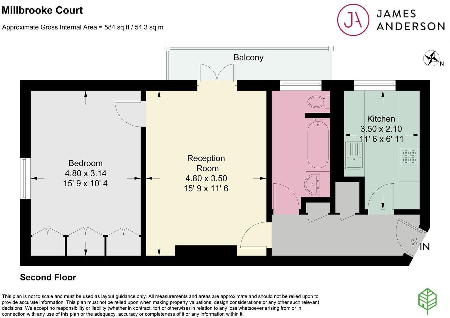 Keswick Road, London floorplan
