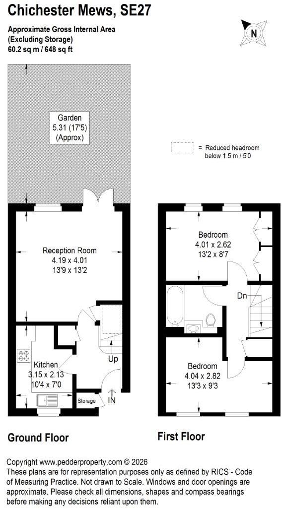 Chichester Mews, West Norwood, London, SE27 floorplan