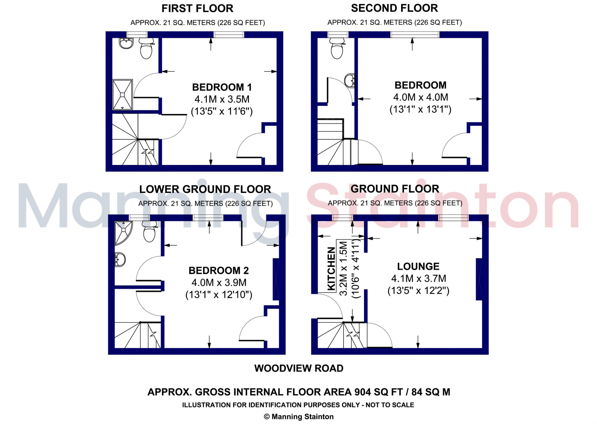 Woodview Road, Leeds, West Yorkshire floorplan