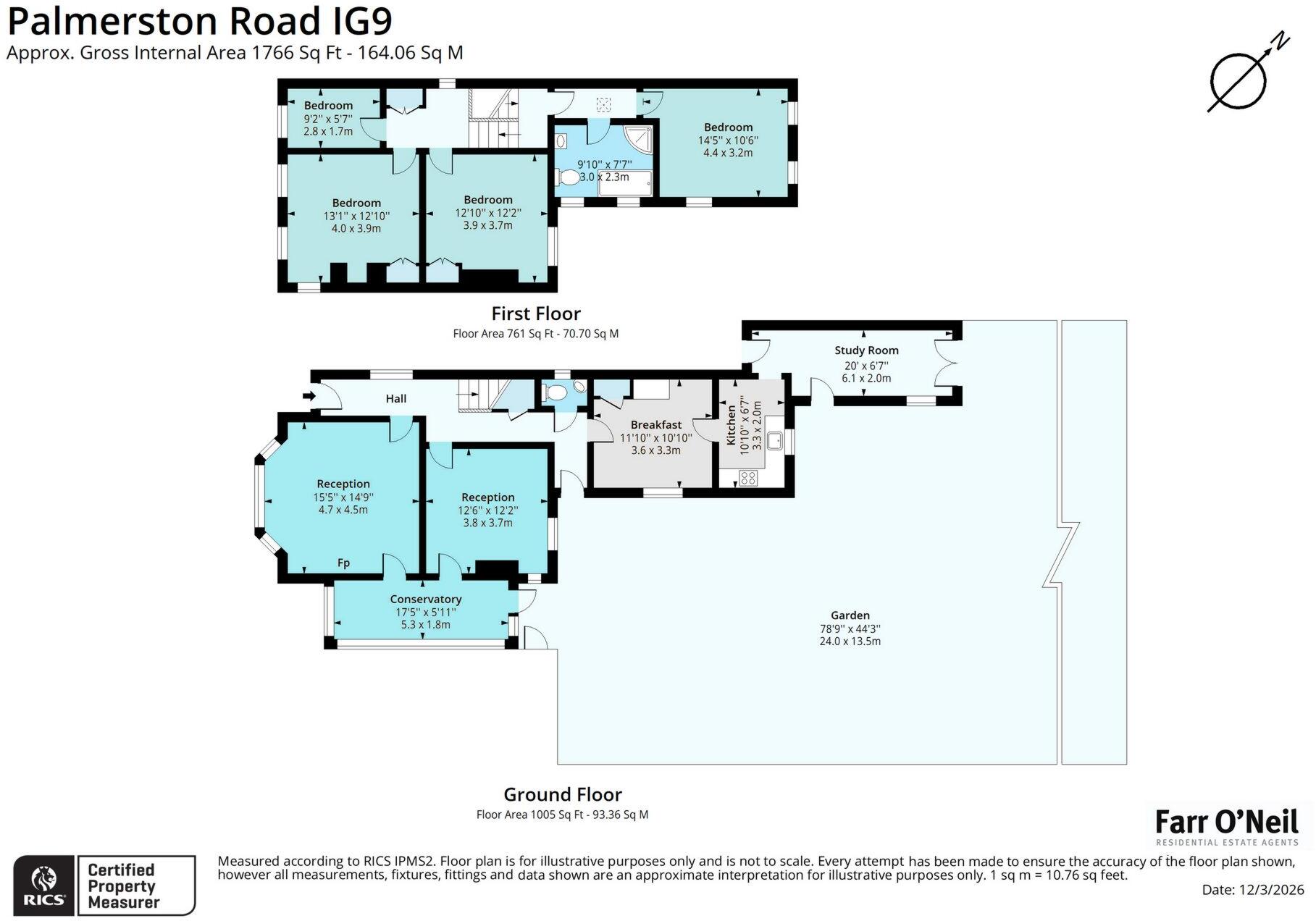 Palmerston Road, Buckhurst Hill, IG9 floorplan
