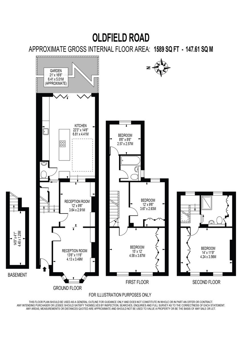 Oldfield Road, London N16 floorplan