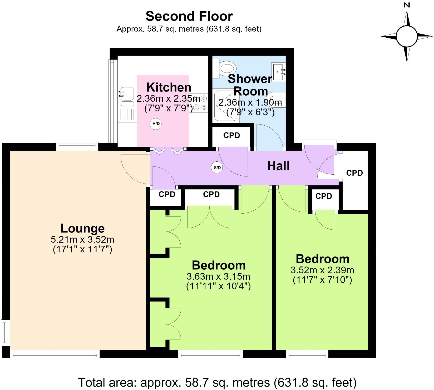 Cleanthus Close, Shooters Hill, London, SE18 3DN floorplan