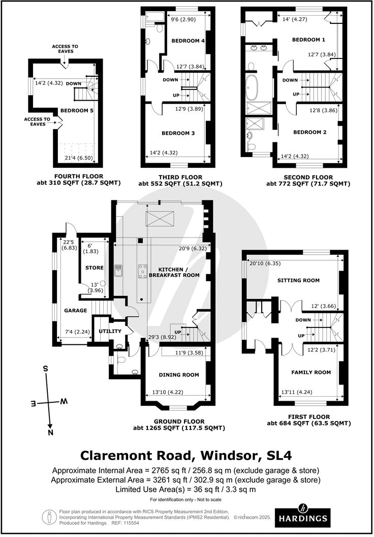 Claremont Road, Windsor, Berkshire floorplan