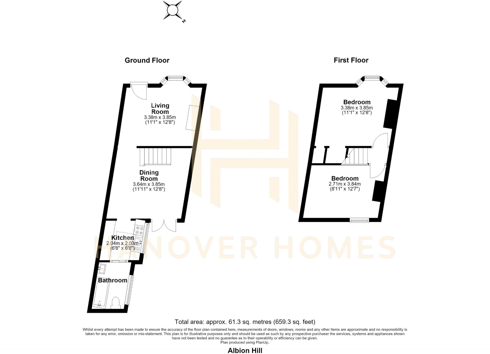 Albion Hill, Brighton floorplan