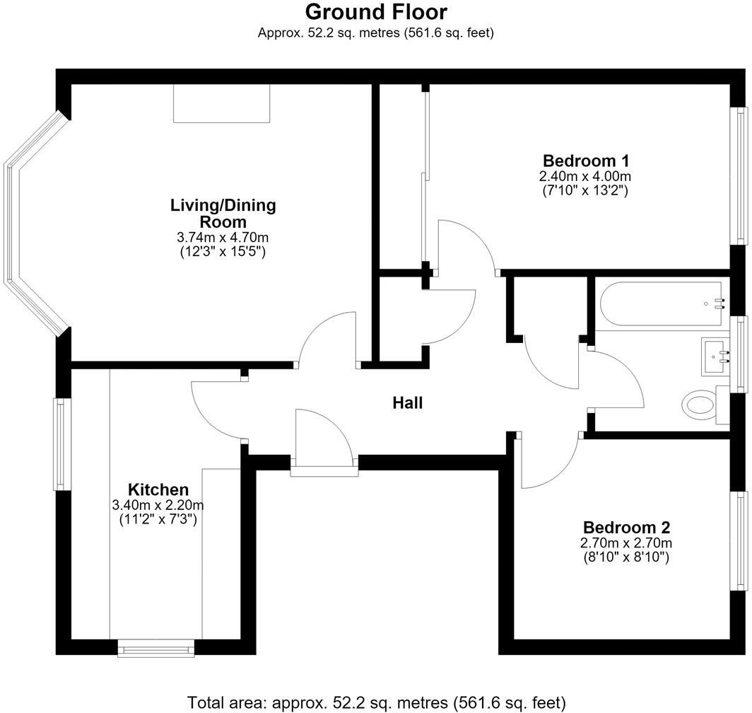 Belle Vue Gardens, Belle Vue, Shrewsbury floorplan