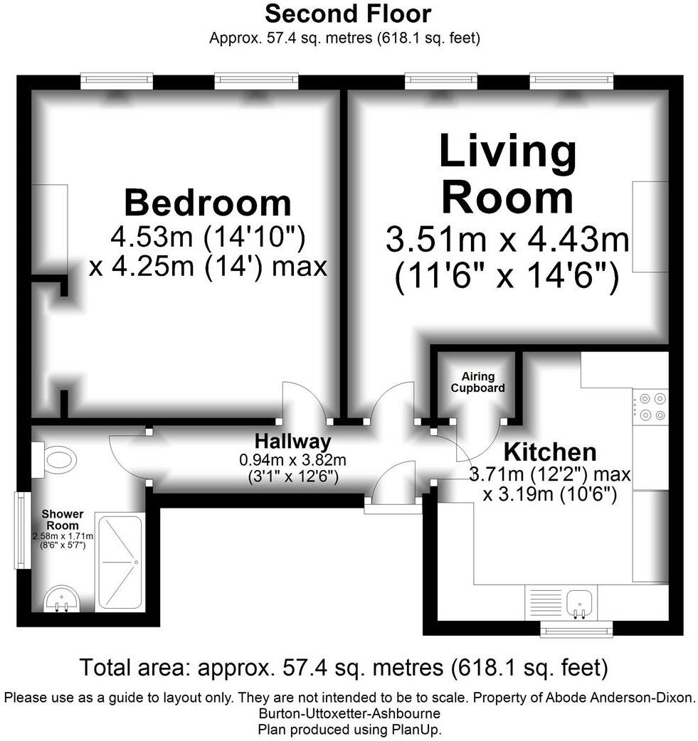 Balance Street, Uttoxeter, Staffordshire ST14 8JB floorplan