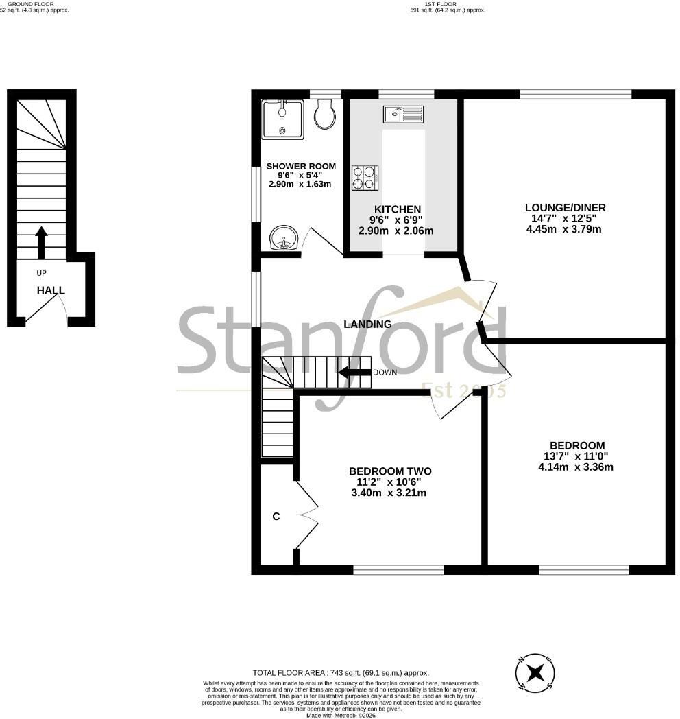 Ormond Close, Fair Oak, Eastleigh, SO50 floorplan