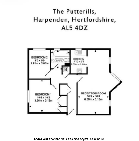 The Putterills, Harpenden, Hertfordshire, AL5 floorplan