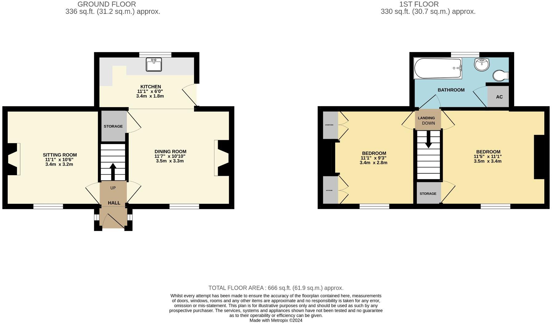 Westminster Road, Malvern, Worcestershire, WR14 4ES floorplan