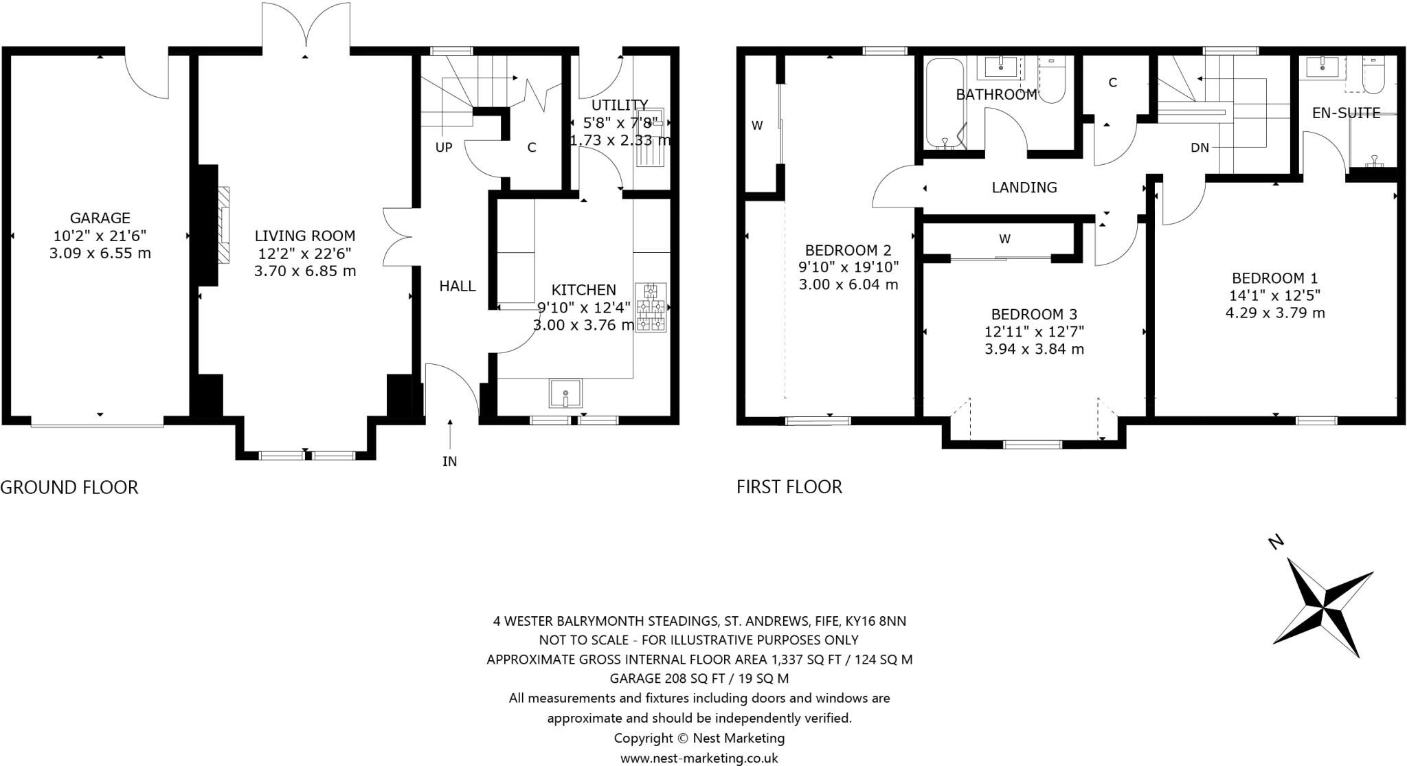Wester Balrymonth Steadings, St. Andrews, Fife floorplan