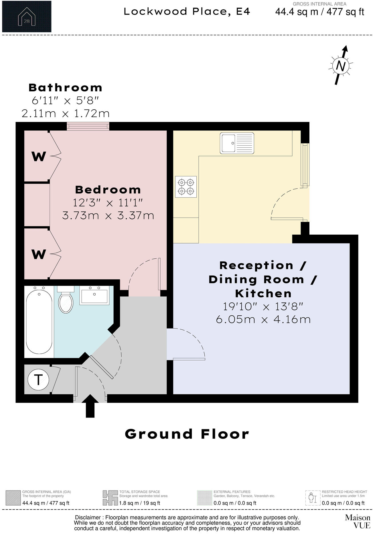 Lockwood Place, E4 floorplan
