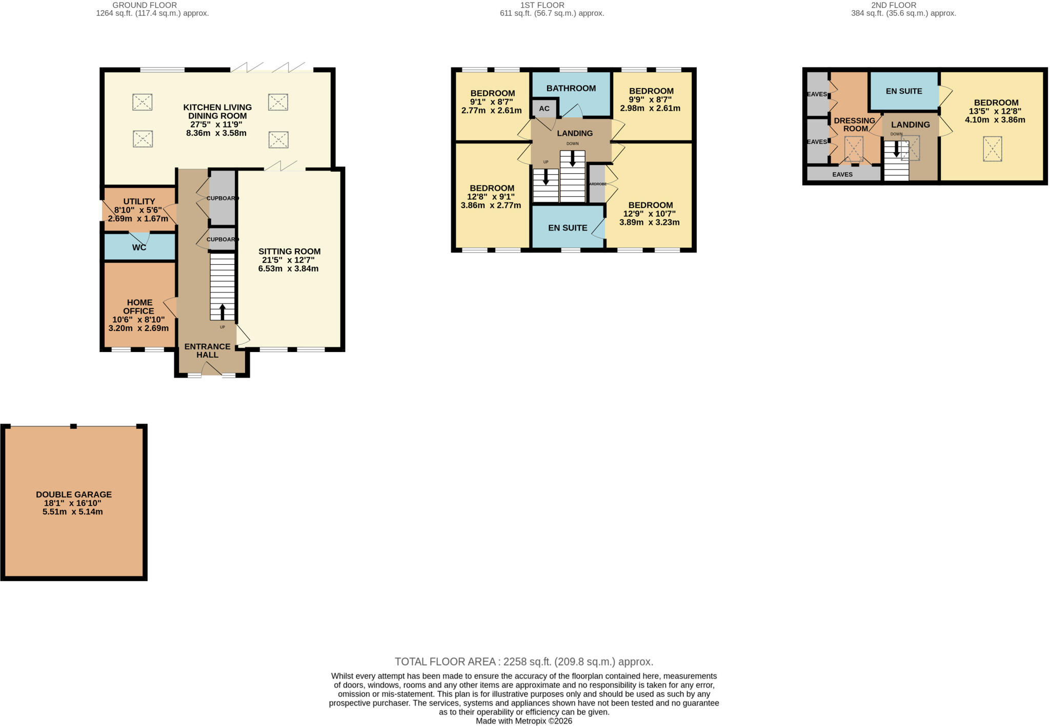 Cardyke Drive, Baston, Peterborough, Lincolnshire, PE6  floorplan