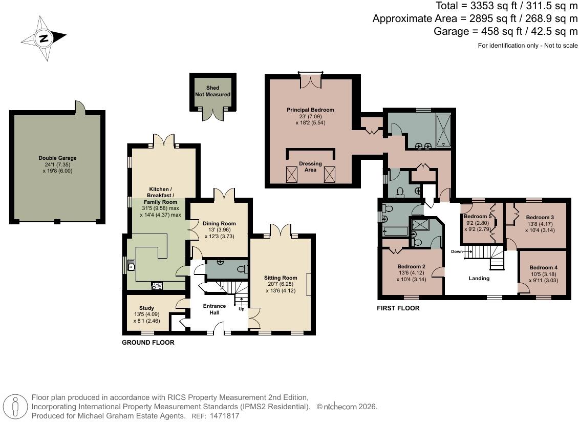 77, Pilgrims Lane, Bugbrooke, Northamptonshire, NN7 floorplan