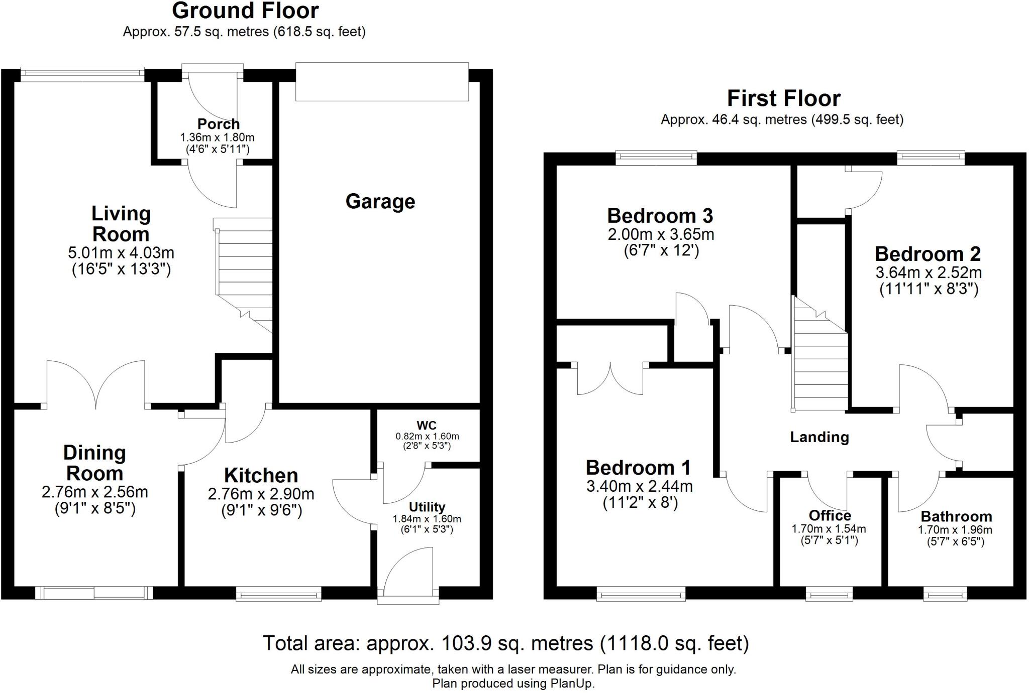 Cowell Grove, Highfield, Rowlands Gill, NE39 floorplan