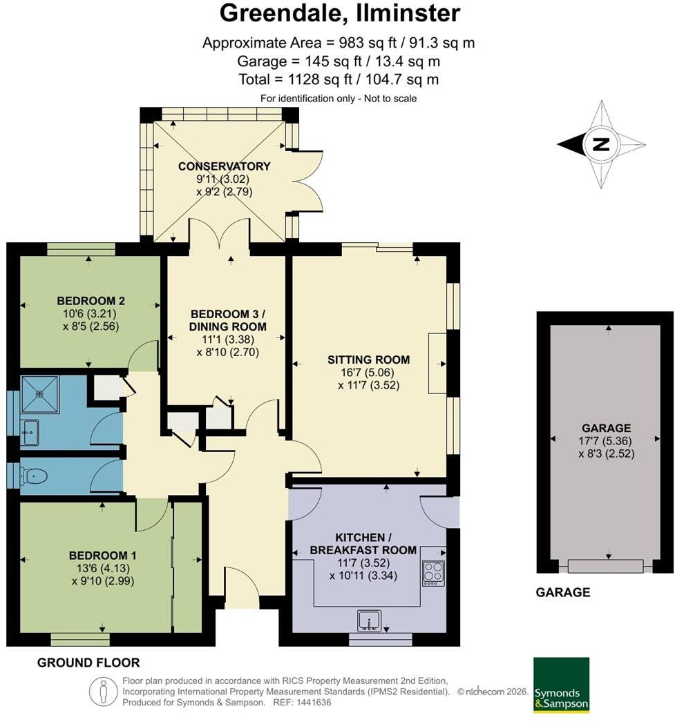 Greendale, Ilminster floorplan