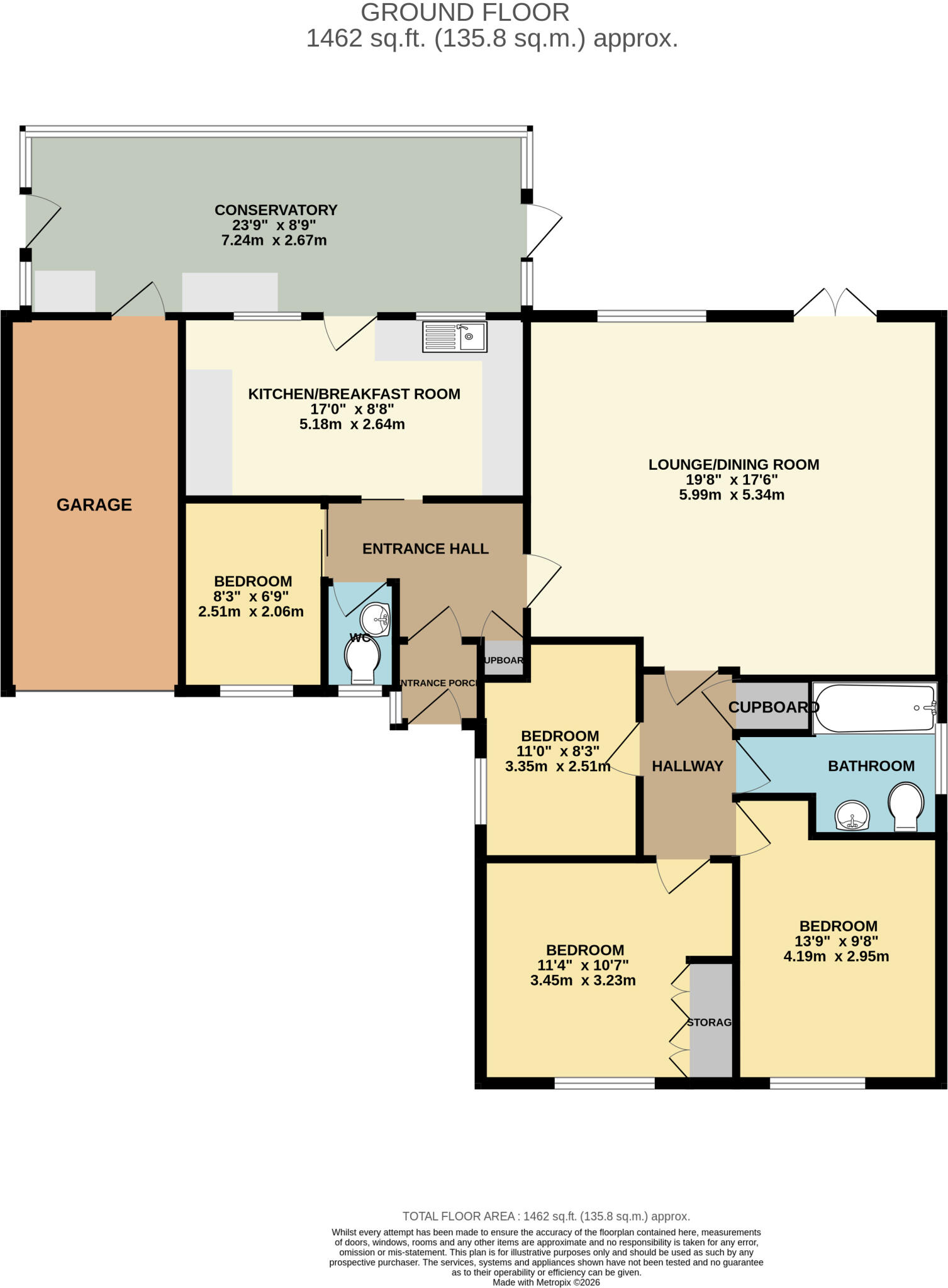 Cheyney Walk, Westbury floorplan