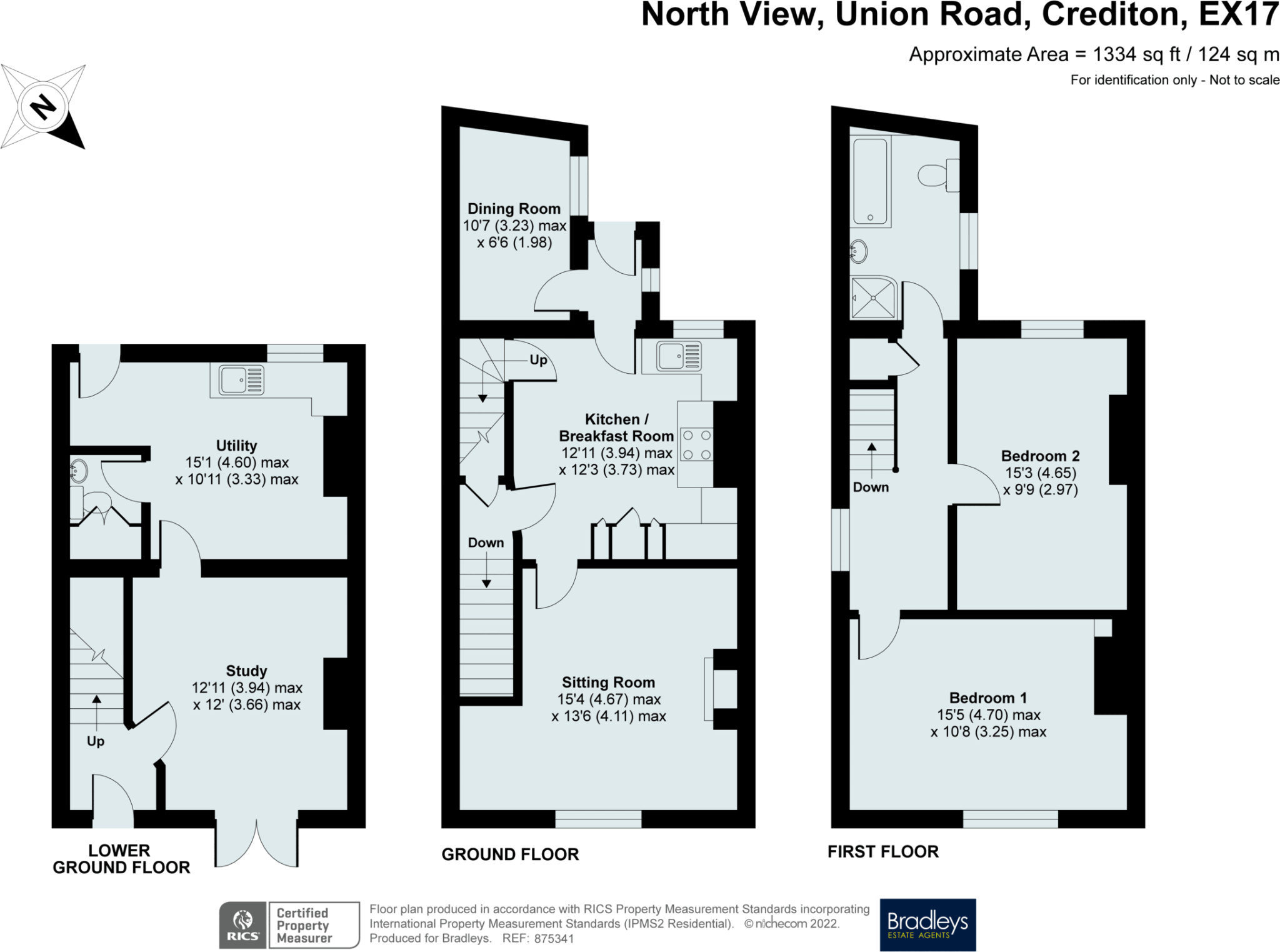 Union Road, Crediton, Devon floorplan