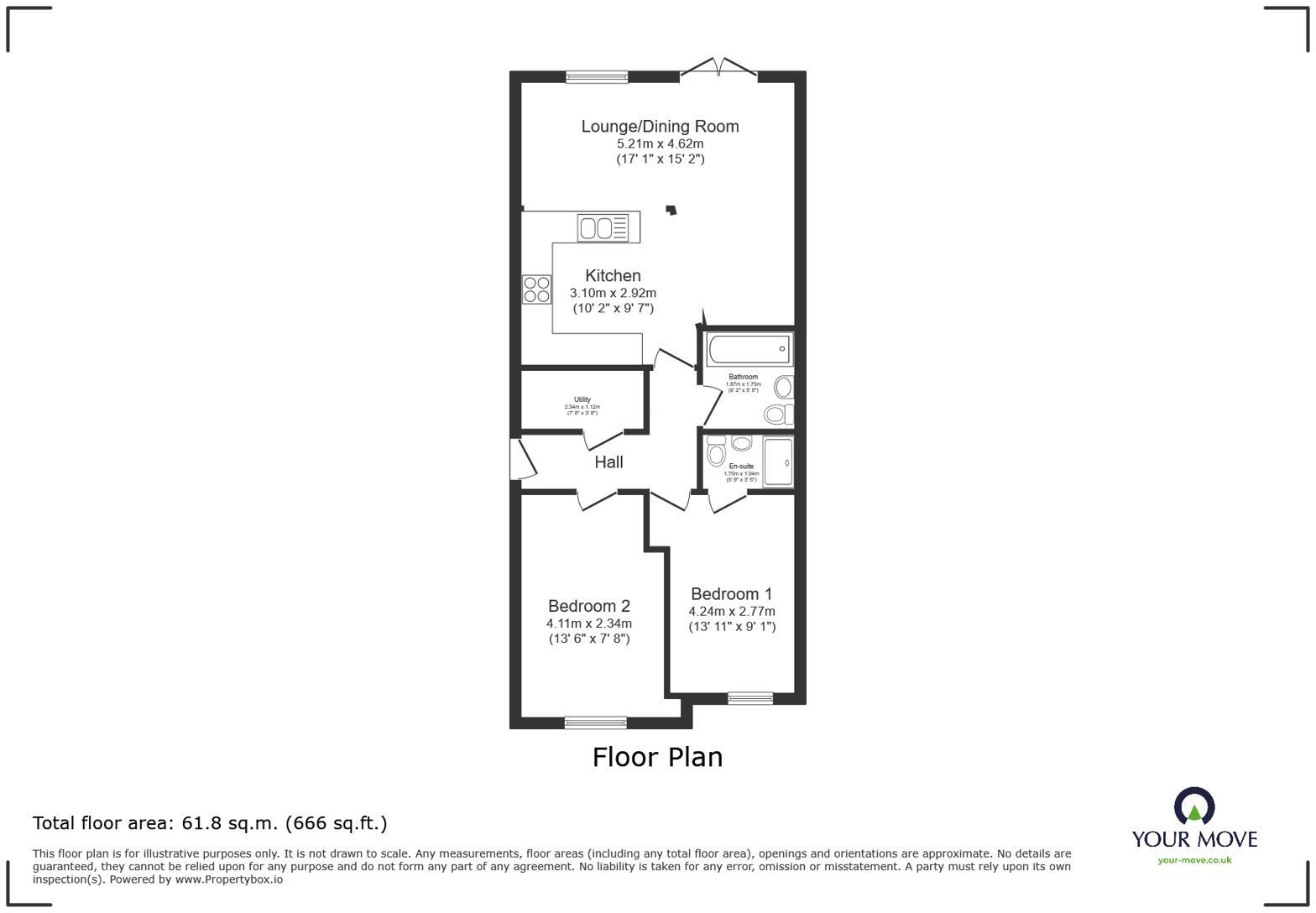 Chuzzlewit Close, Shorne, Kent, DA12 floorplan