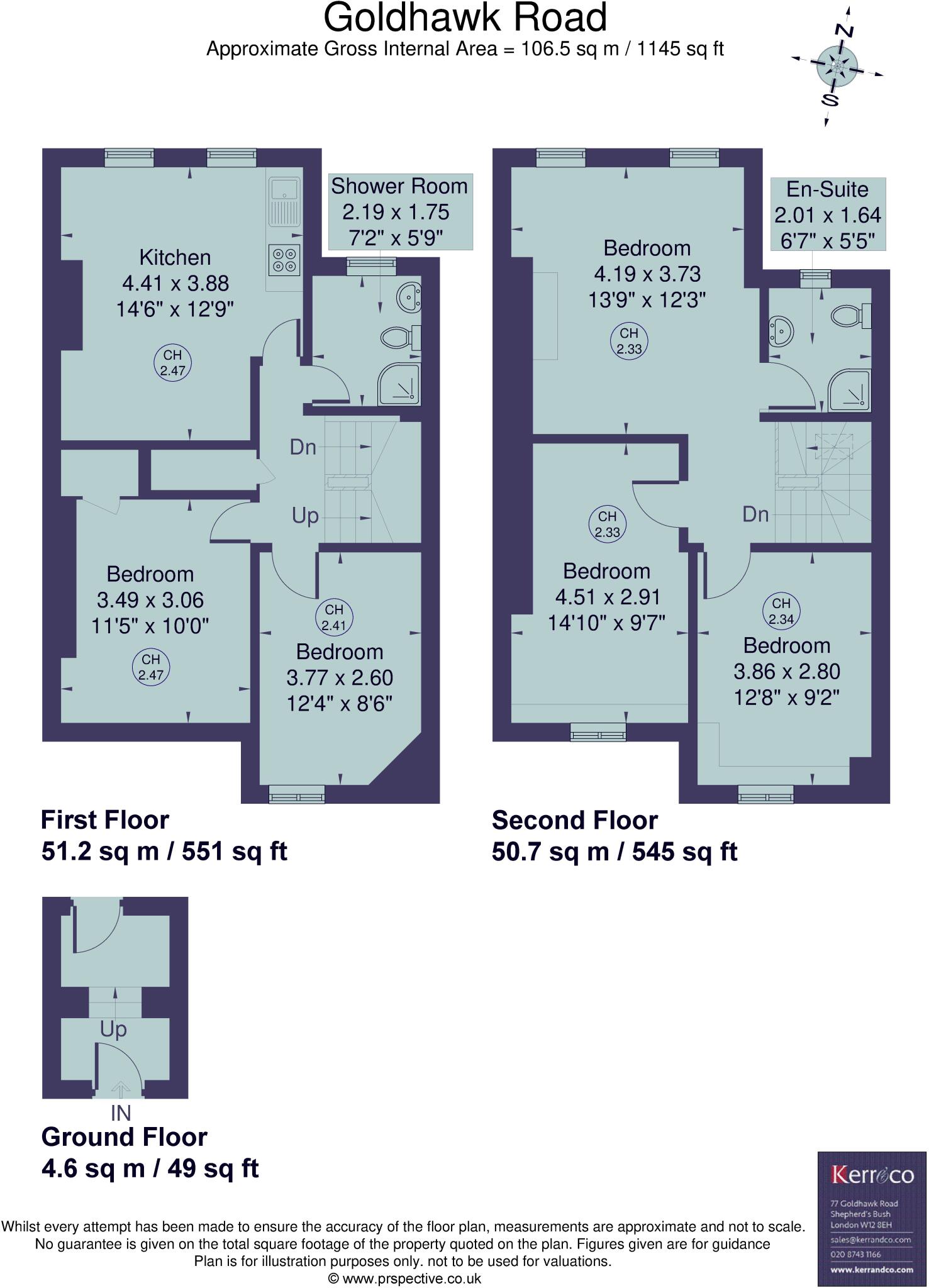 Goldhawk Road, Shepherd's Bush W12 floorplan