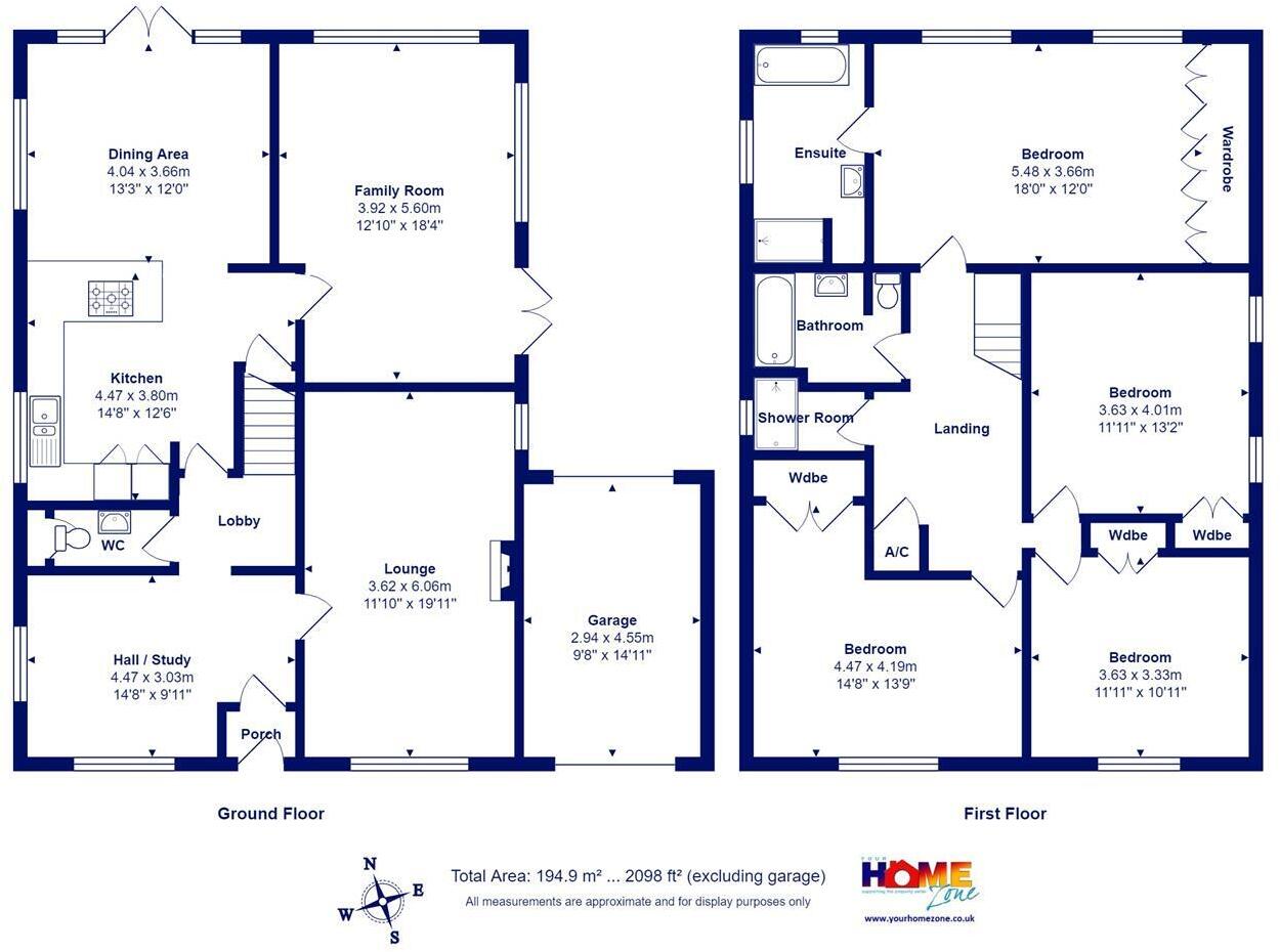 East Cliff Way, Friars Cliff floorplan