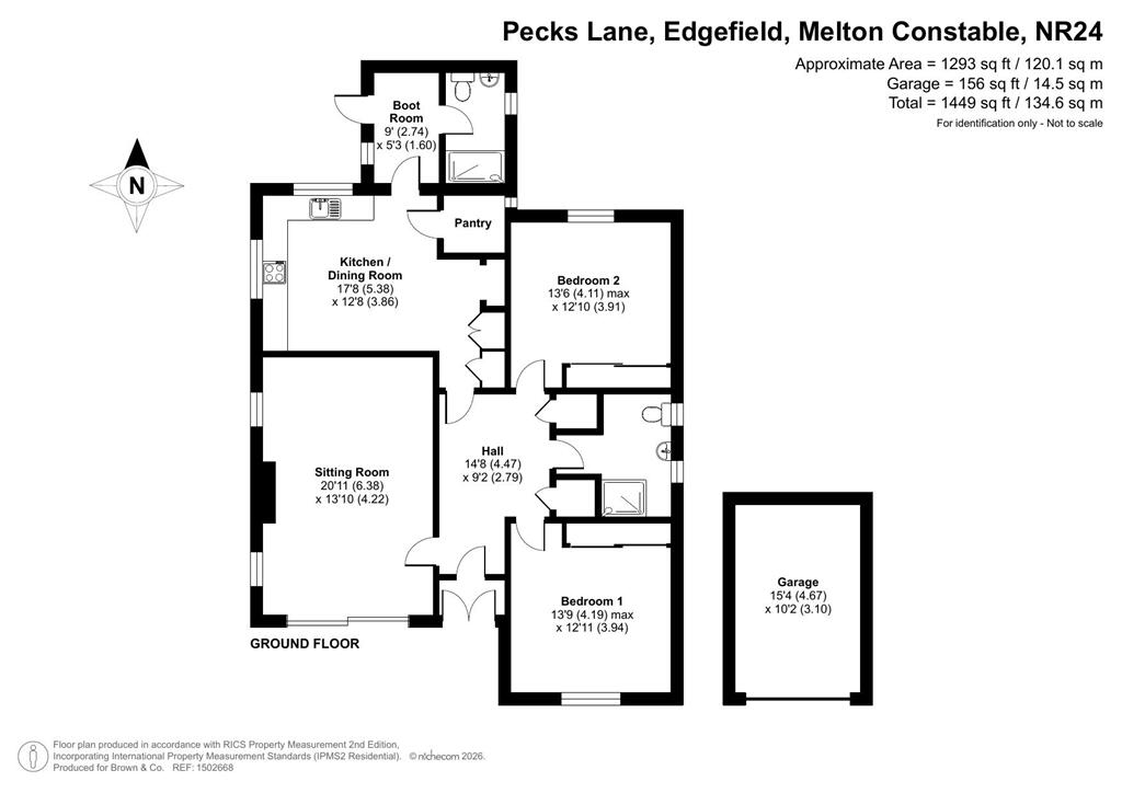The Jays, Edgefield, Melton Constable NR24 2RW floorplan
