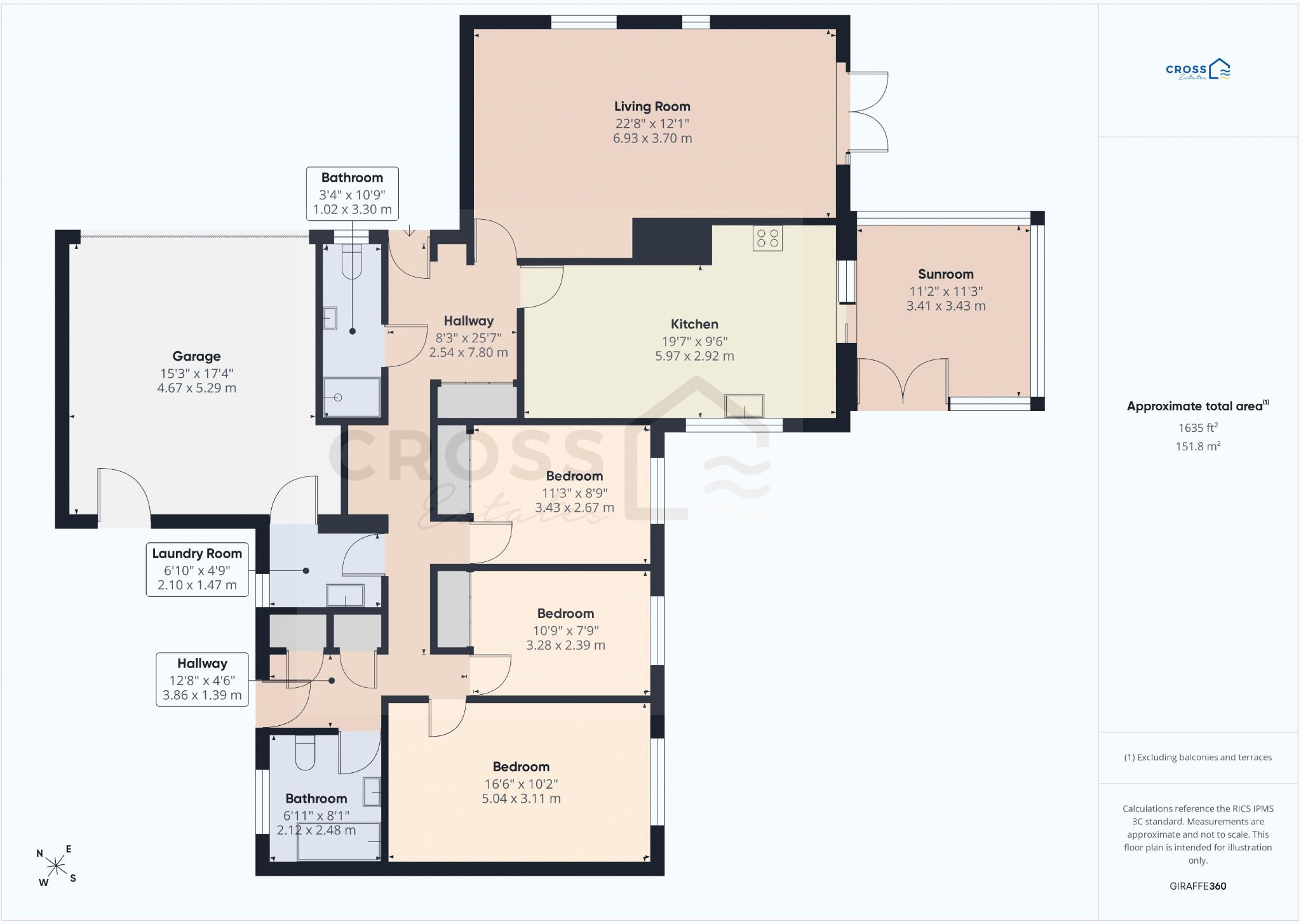 St. Uny Close, St. Ives floorplan