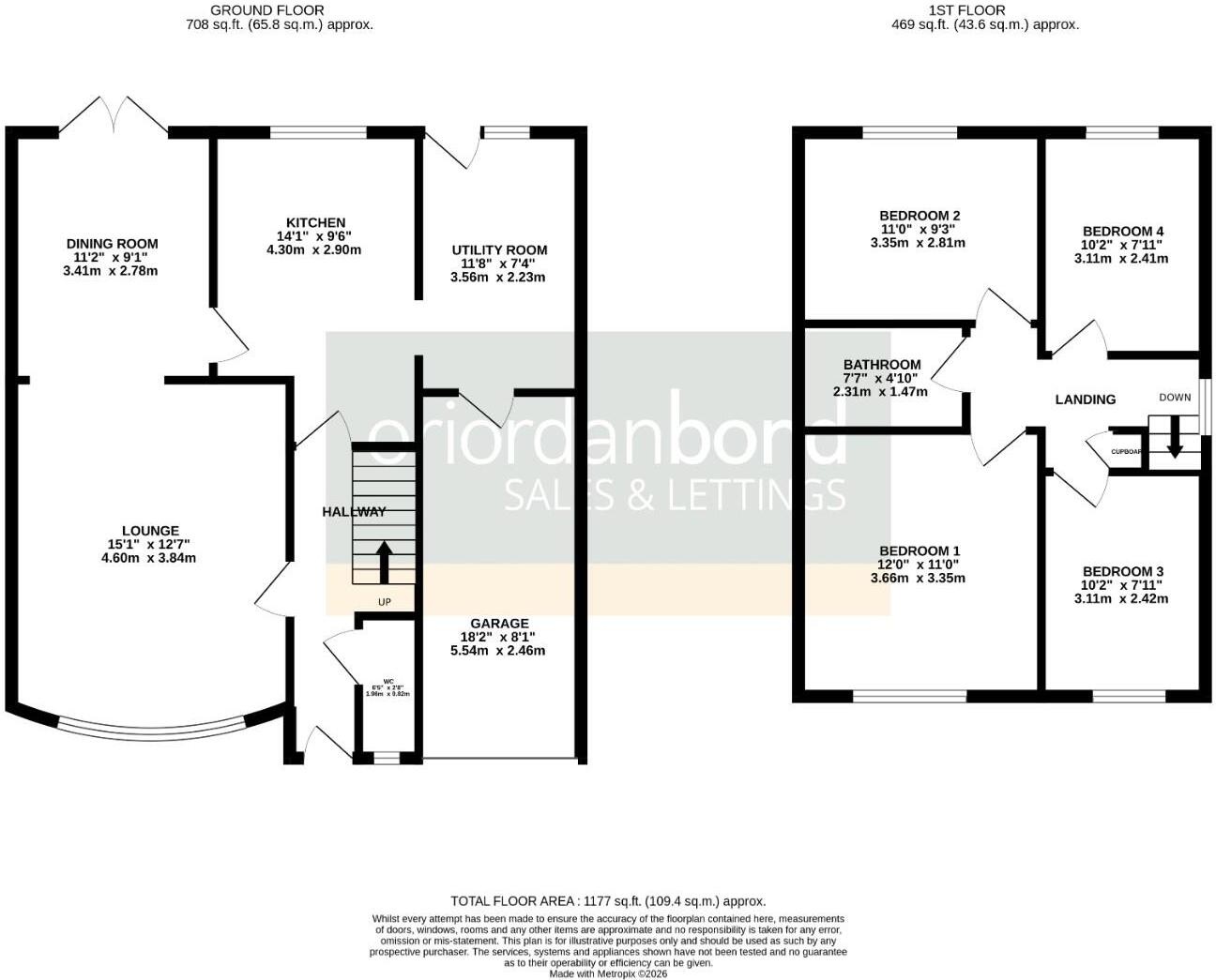 Paddocks Road, Rushden, NN10 6RY floorplan
