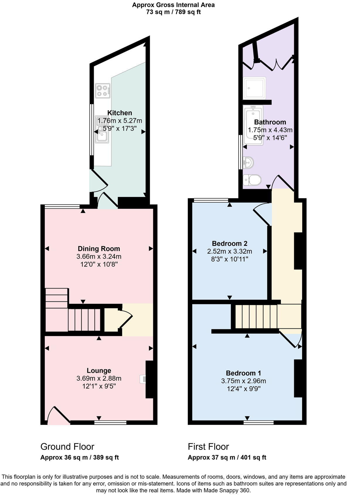 Shaw Street, Maryport, CA15 7PH floorplan