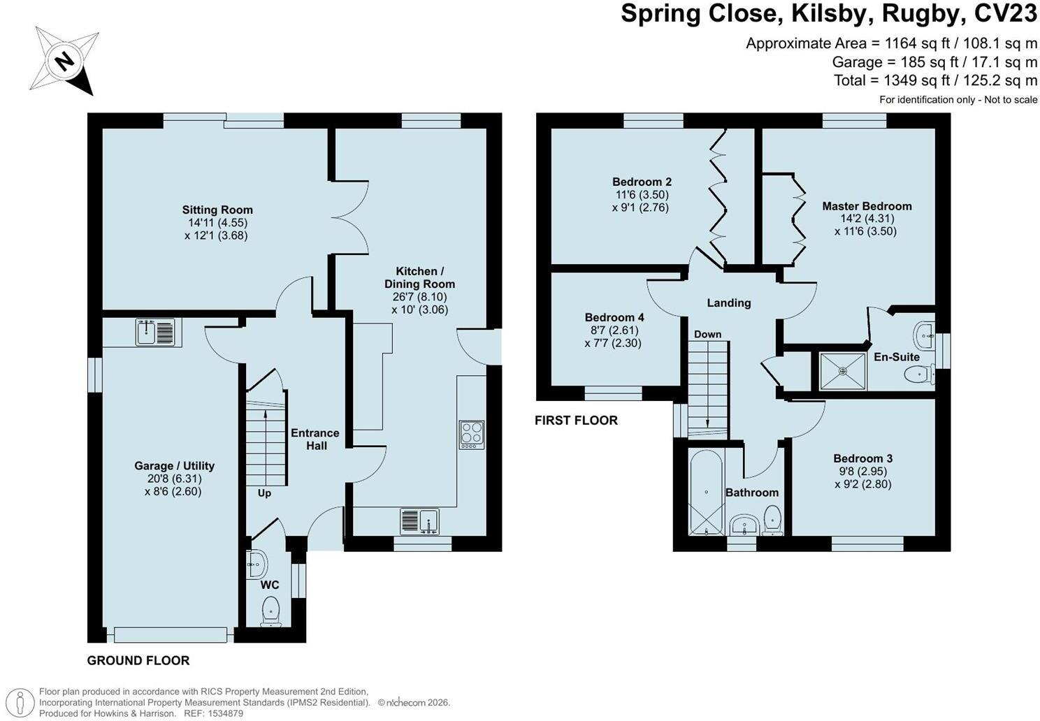 Spring Close, Kilsby, Rugby, CV23 floorplan
