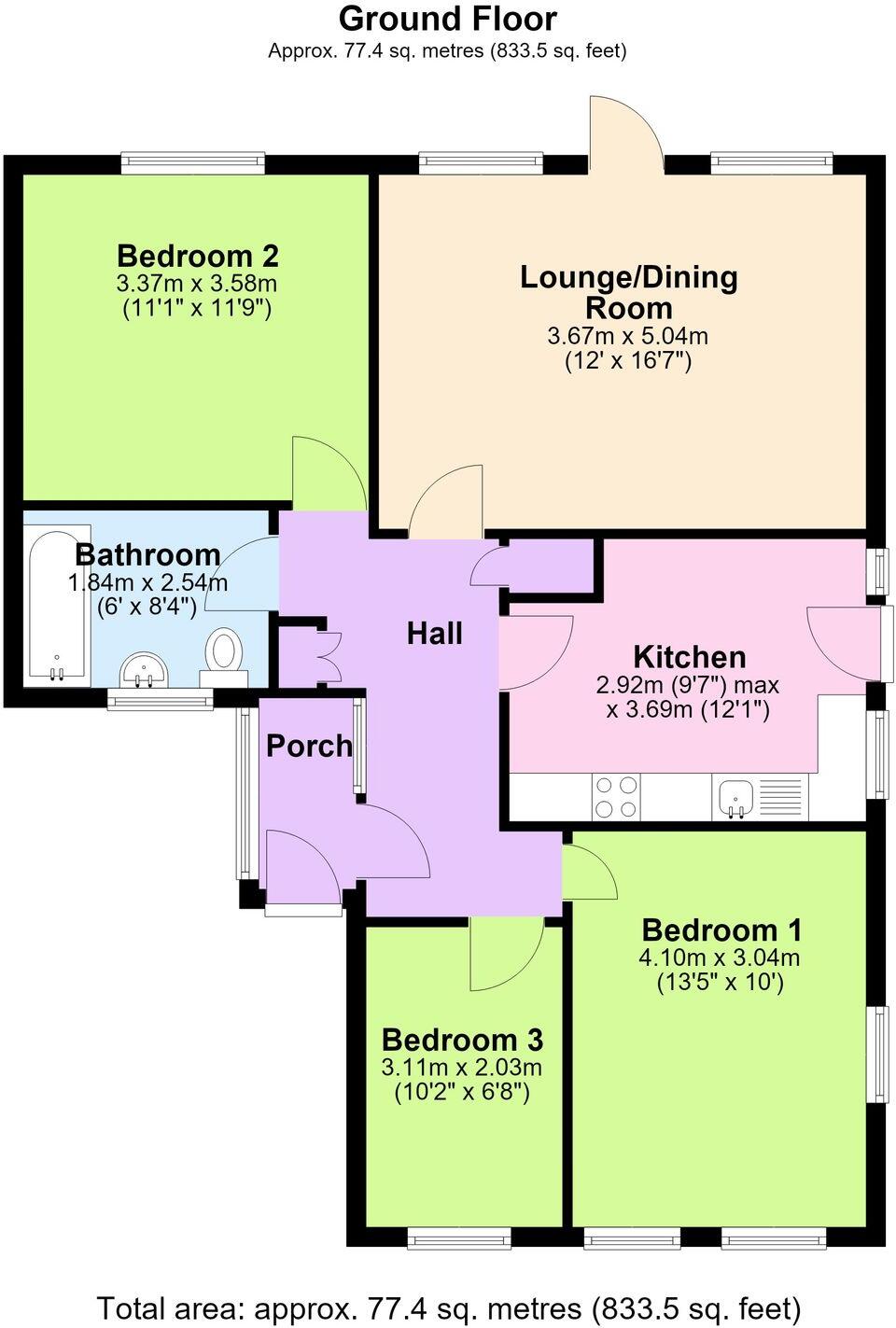 Glenholt Road, Plymouth, PL6 floorplan