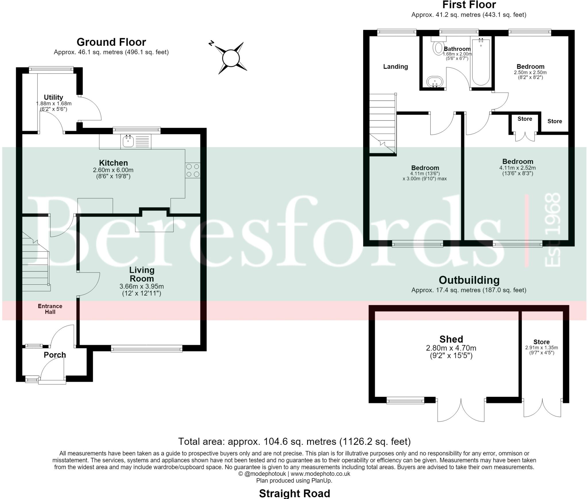 Straight Road, Romford, RM3 floorplan