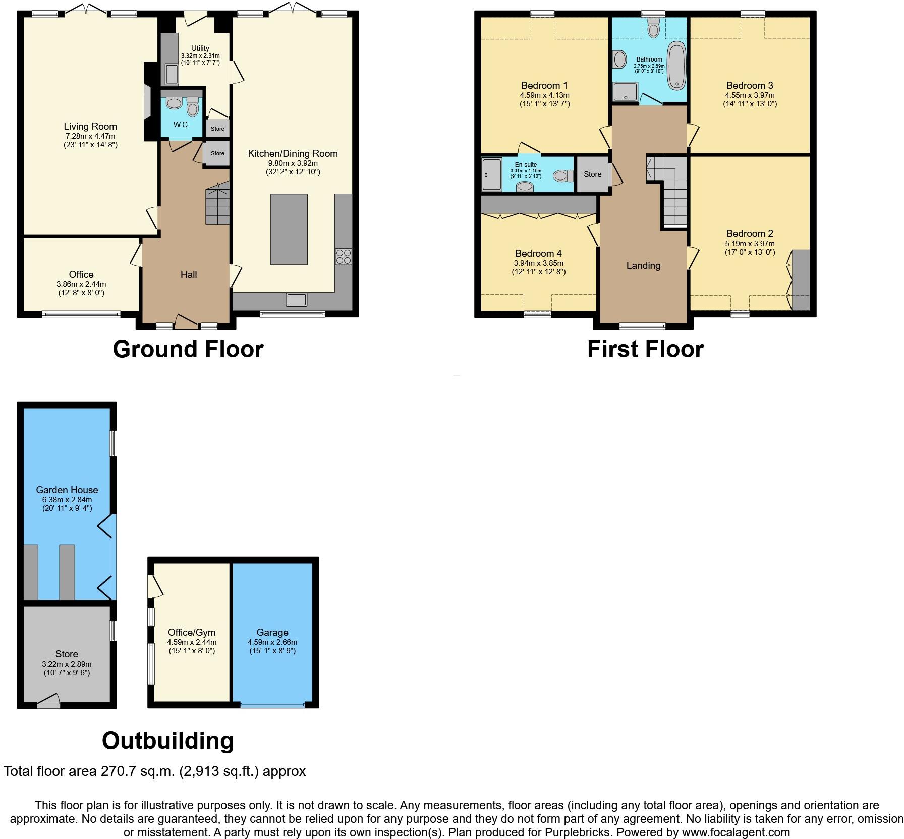 Witcham Road, Ely, CB6 floorplan