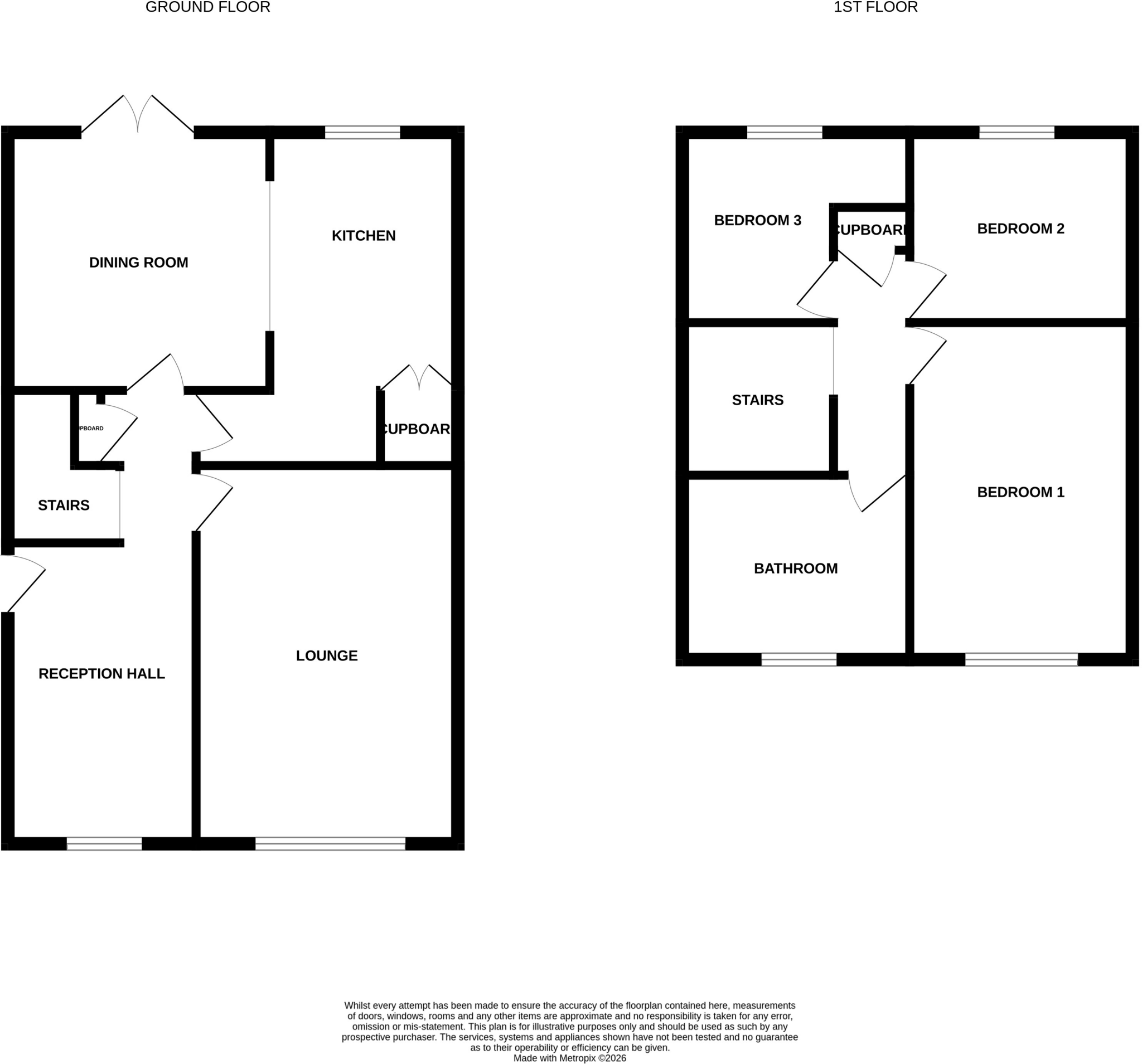 Churchfield Croft, Altofts floorplan