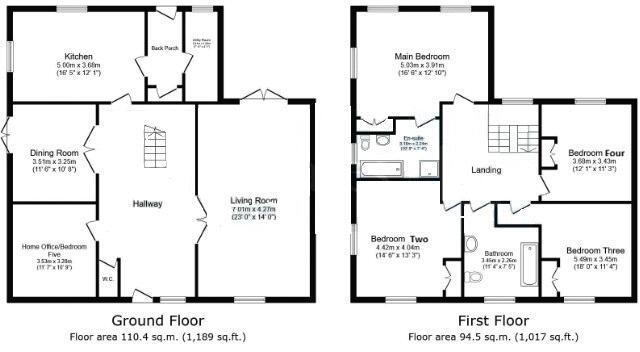 Greenbank, Cock Lane, Broomhall, Near Nantwich floorplan