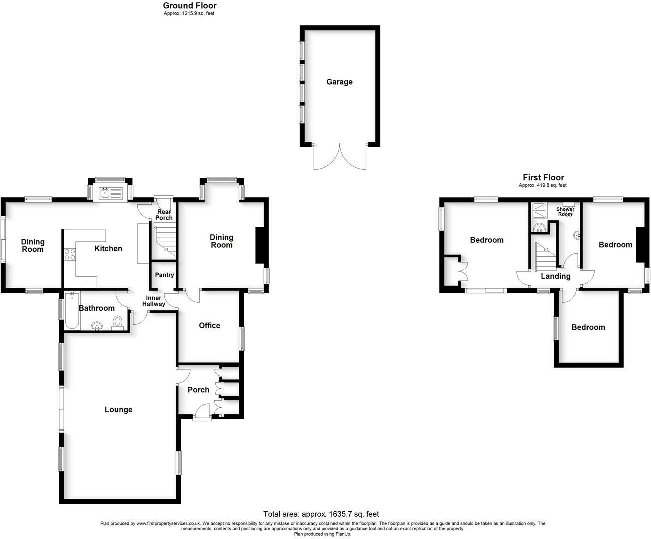 Moorland View, Winkhill, Leek floorplan